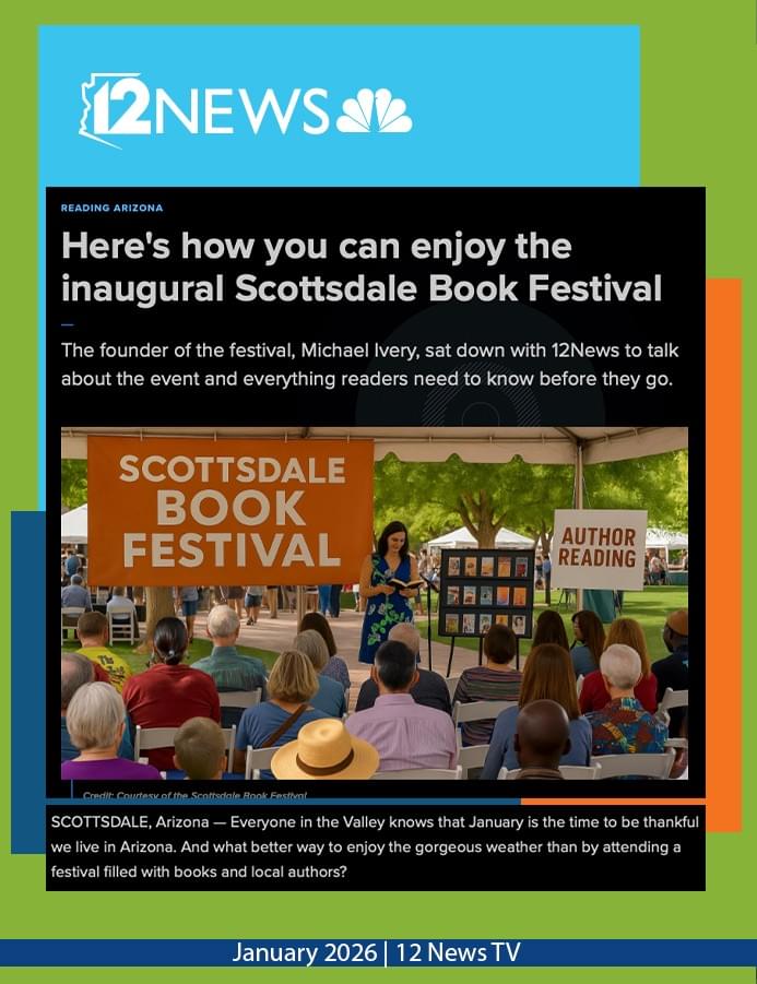 Scottsdale Book Festival featured on 12New TV in Phoenix, Arizona Scottsdale Book Festival featured on 12New TV in Phoenix, Arizona