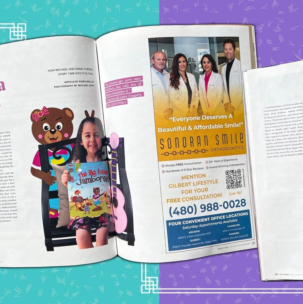 Michael Ivery with Tubba And Friends featured in Gilbert Cirty Lifestyle Magazine 2 Michael Ivery with Tubba And Friends featured in Gilbert Cirty Lifestyle Magazine 2