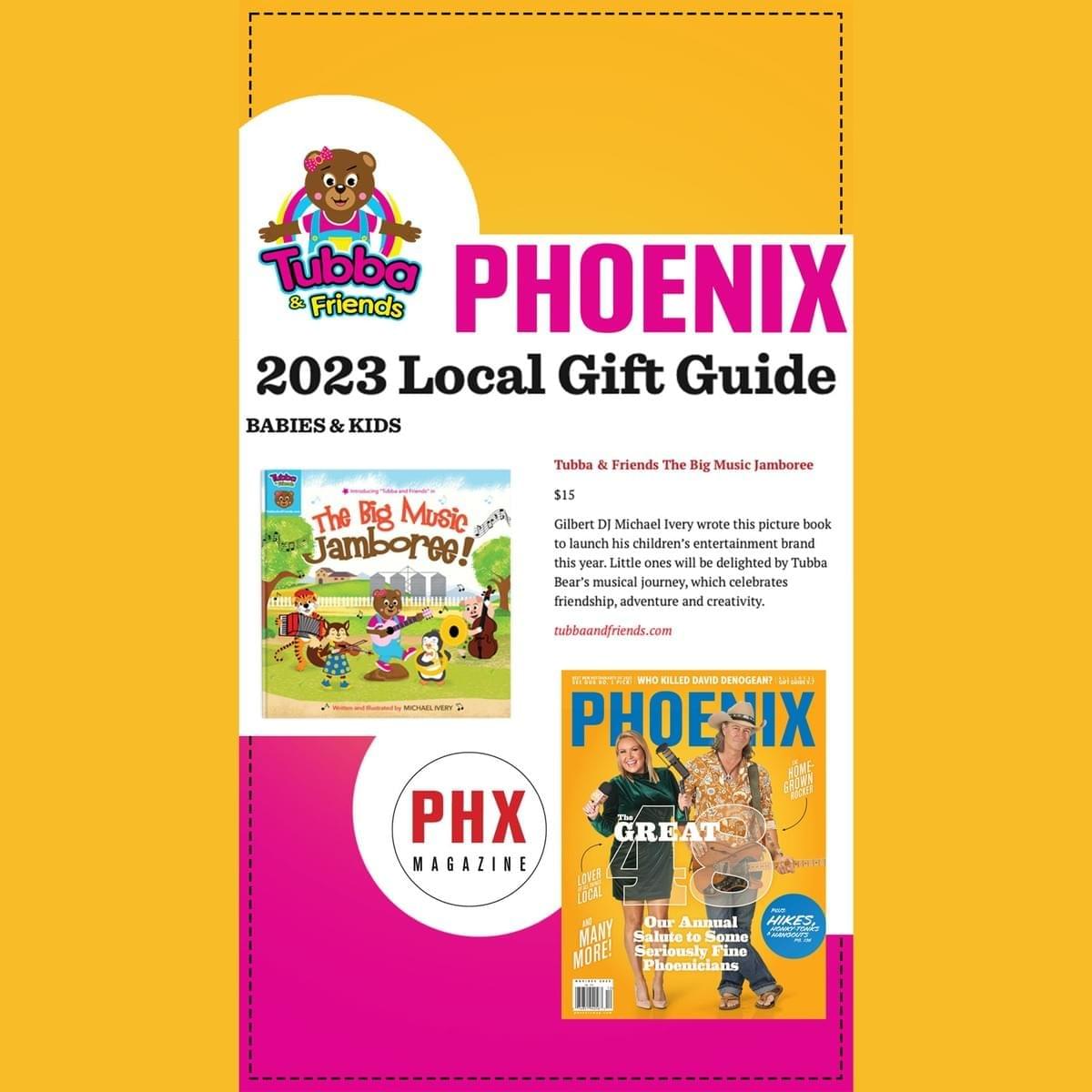 Michael Ivery featured in Phoenix Magazine with Tubba And Friends Michael Ivery featured in Phoenix Magazine with Tubba And Friends