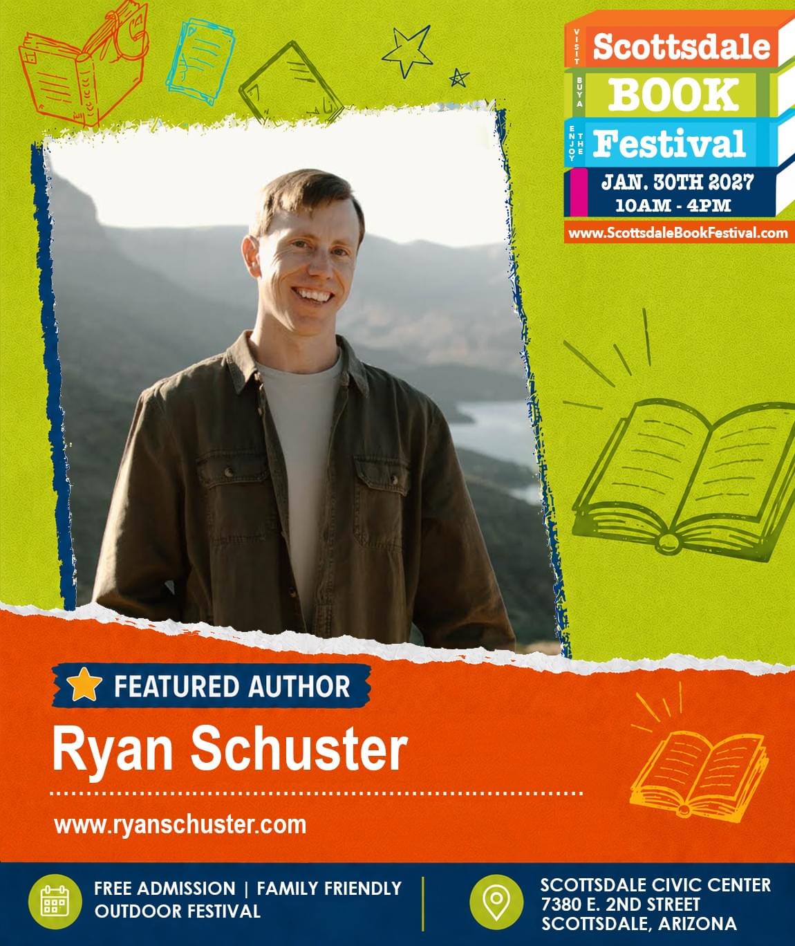 Arizona author Ryan Schuster joins Scottsdale Book Festival 2027. Discover his remarkable connection to Apache Lake, the Superstition Mountains, Arizona history, and the natural world. Arizona author Ryan Schuster joins Scottsdale Book Festival 2027. Discover his remarkable connection to Apache Lake, the Superstition Mountains, Arizona history, and the natural world.