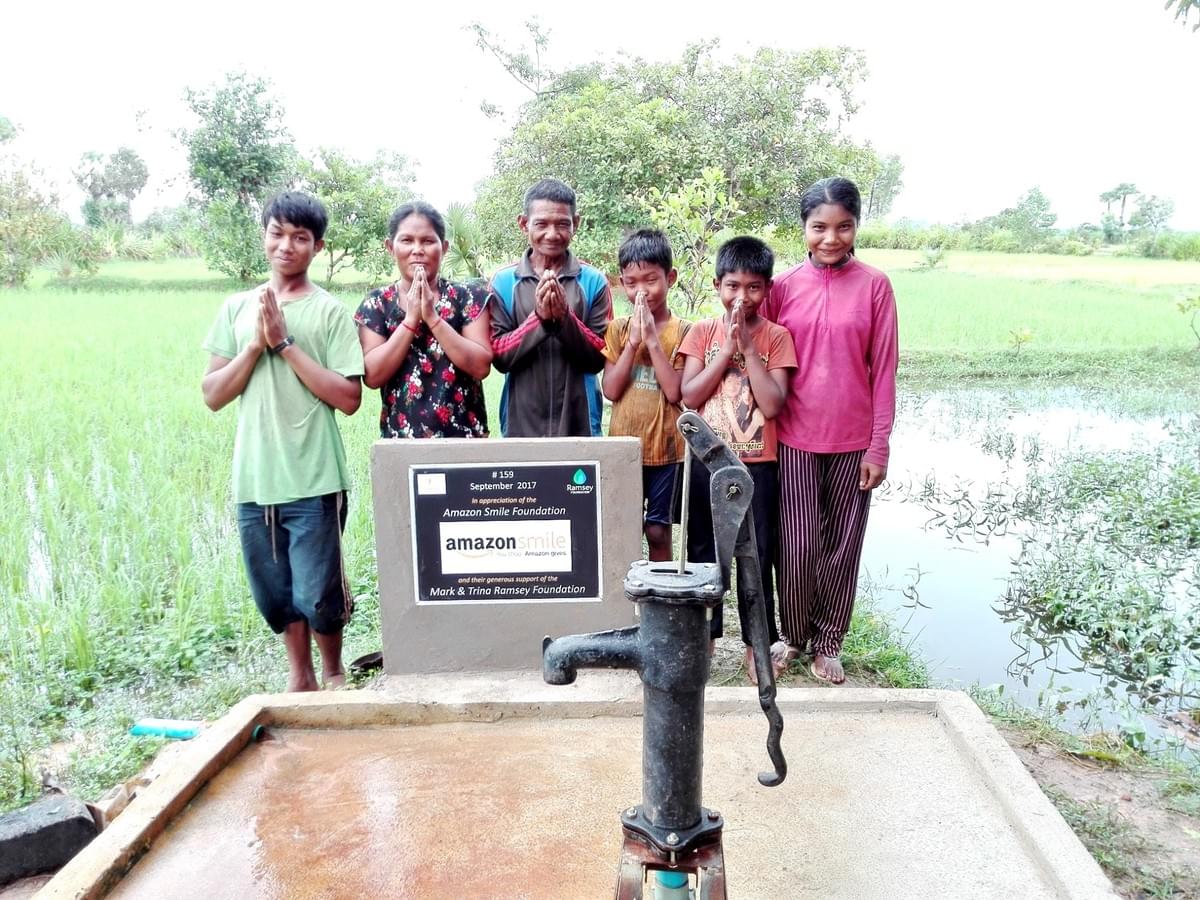 Photo of Well in Cambodia dedicated by Mark & Trina Ramsey Foundation via funds donated by the Amazon Smile Foundation Photo of Well in Cambodia dedicated by Mark & Trina Ramsey Foundation via funds donated by the Amazon Smile Foundation