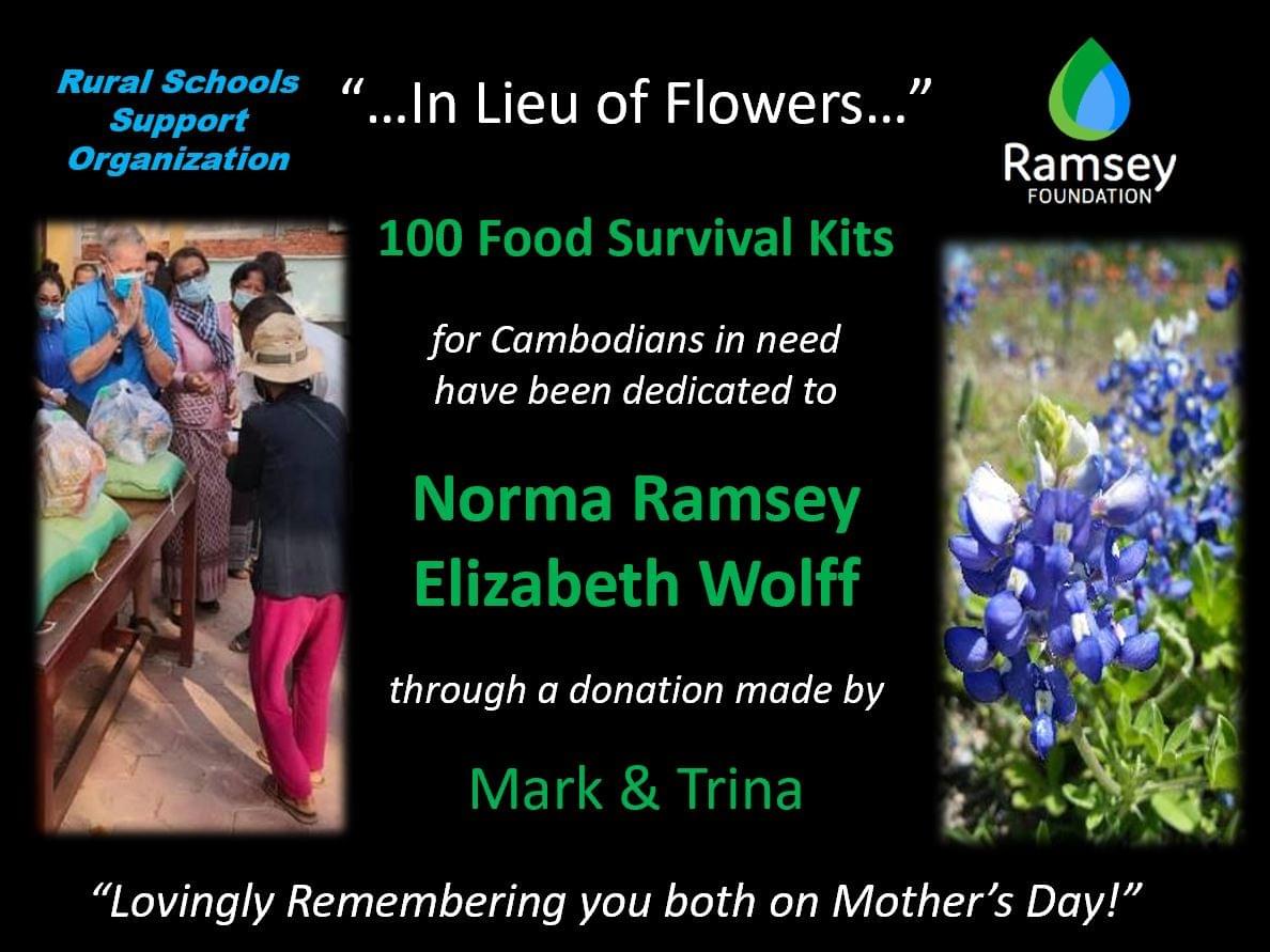 You, too, can have a customized dedication certificate to honor your mom in this way on Mother's Day! You, too, can have a customized dedication certificate to honor your mom in this way on Mother's Day!