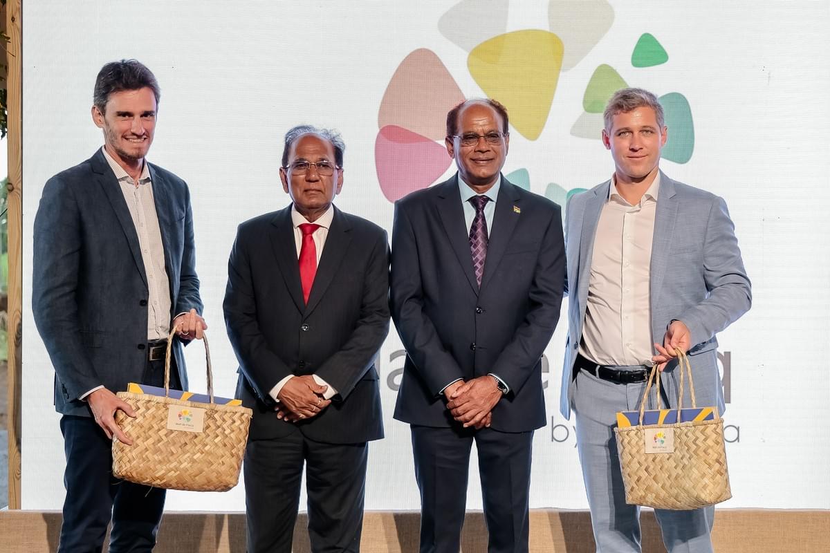 Pose de la première pierre du Mall de Flacq Pose de la première pierre du Mall de Flacq