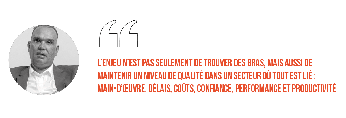 Vicky Seebarrun, CEO de J&J Group, interviewé sur la main-d’œuvre étrangère et la pénurie de travailleurs qualifiés dans le BTP à Maurice Vicky Seebarrun, CEO de J&J Group, interviewé sur la main-d’œuvre étrangère et la pénurie de travailleurs qualifiés dans le BTP à Maurice