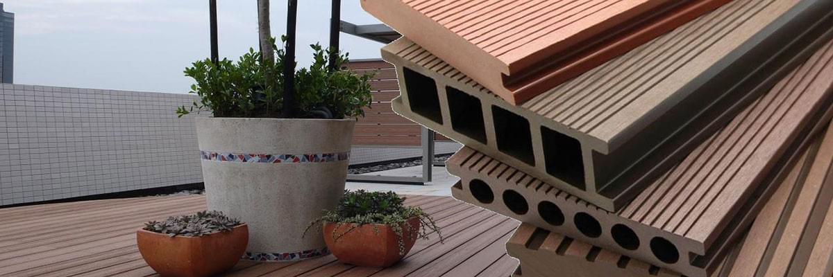 hollow composite decking boards ready for installation hollow composite decking boards ready for installation