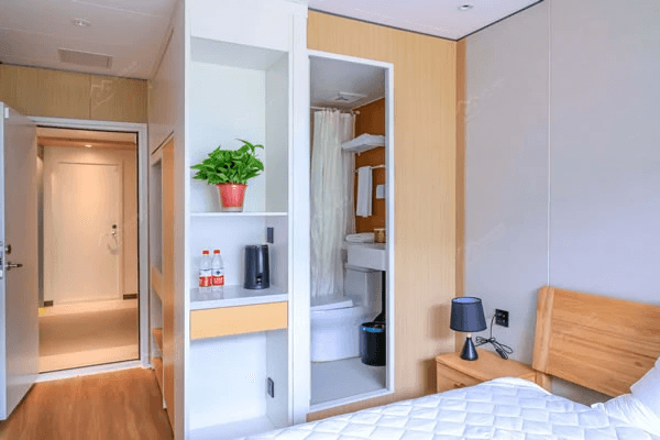 interior acogedor del hotel contenedor interior acogedor del hotel contenedor