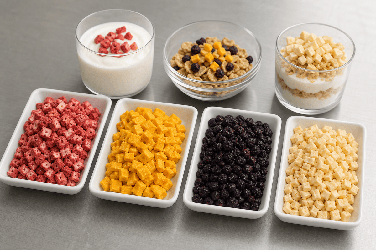 freeze-dried fruit topping supplier product range for food manufacturers freeze-dried fruit topping supplier product range for food manufacturers