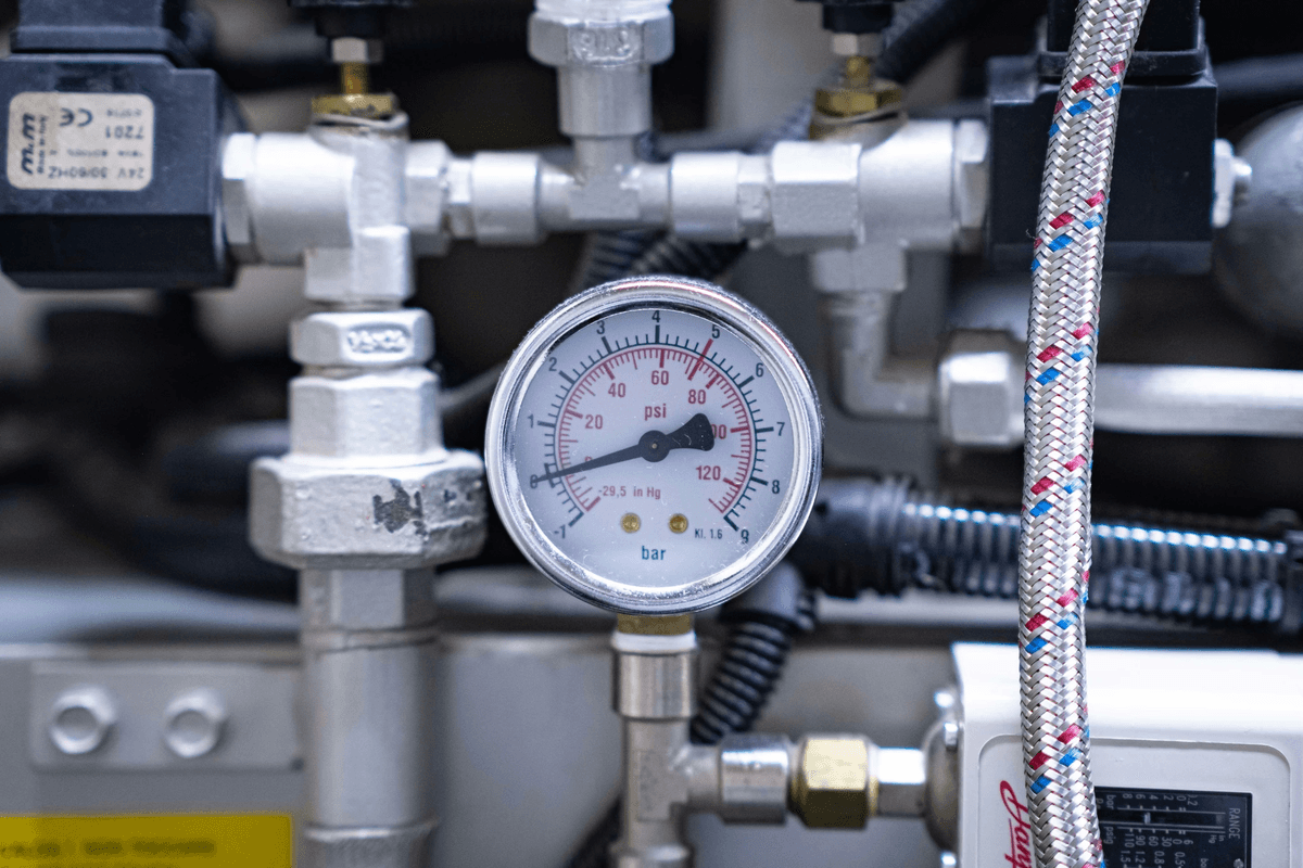 Valve Seat Leak Test results showing acceptable leakage levels Valve Seat Leak Test results showing acceptable leakage levels
