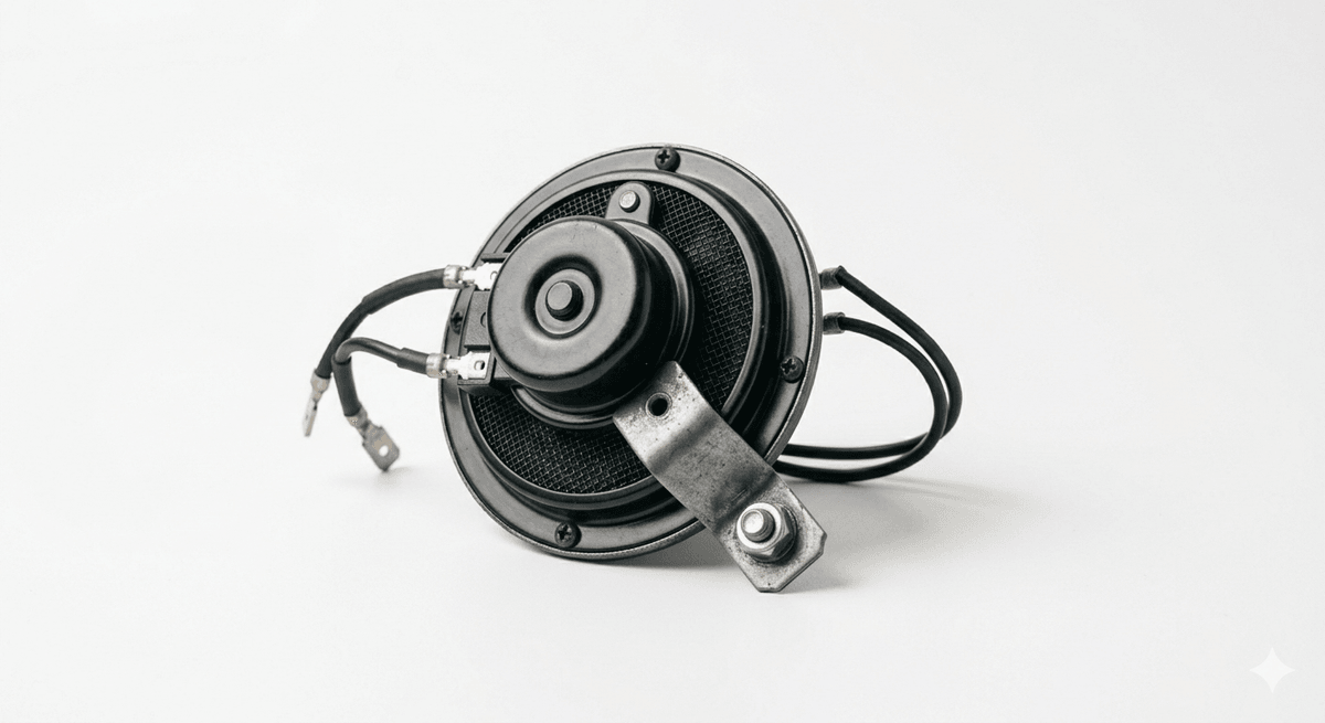 Compact 12V disk horn for automotive aftermarket sourcing Compact 12V disk horn for automotive aftermarket sourcing