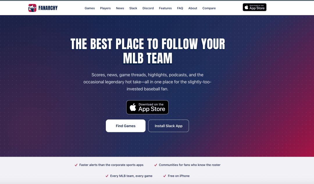 Fanarchy homepage introducing an MLB platform with scores, news, game threads, highlights, podcasts, and fan discussion. Fanarchy homepage introducing an MLB platform with scores, news, game threads, highlights, podcasts, and fan discussion.