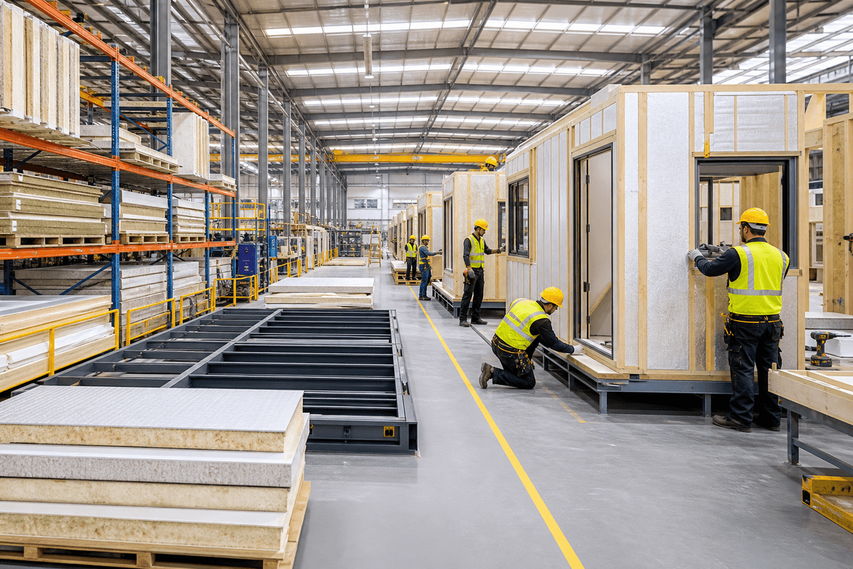 Casas prefabricadas de construcción sostenible Casas prefabricadas de construcción sostenible