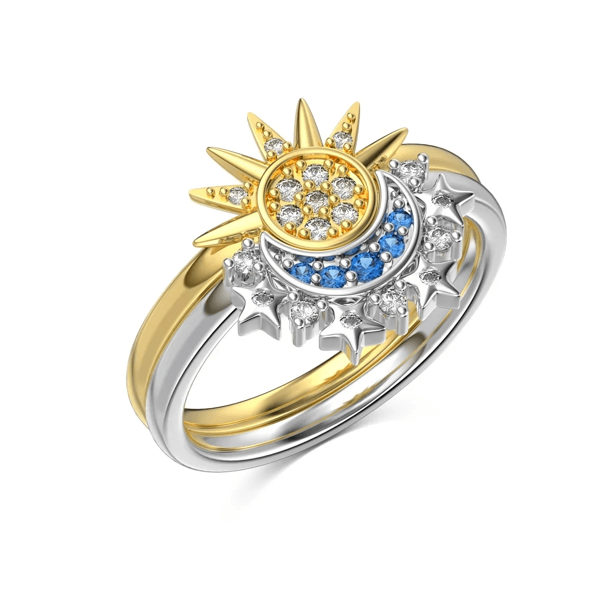 moon and star jewelry showcasing beautiful gold rings moon and star jewelry showcasing beautiful gold rings