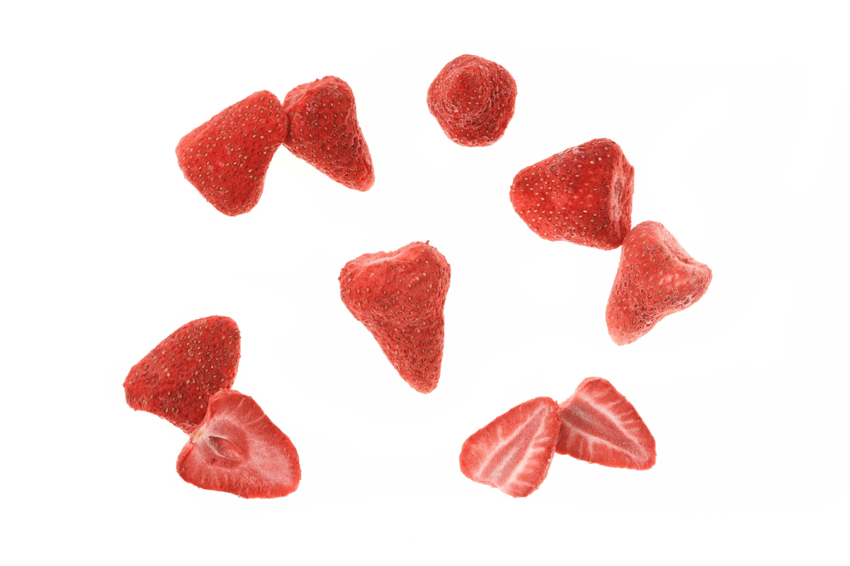 freshly prepared freeze dried strawberry snacks freshly prepared freeze dried strawberry snacks