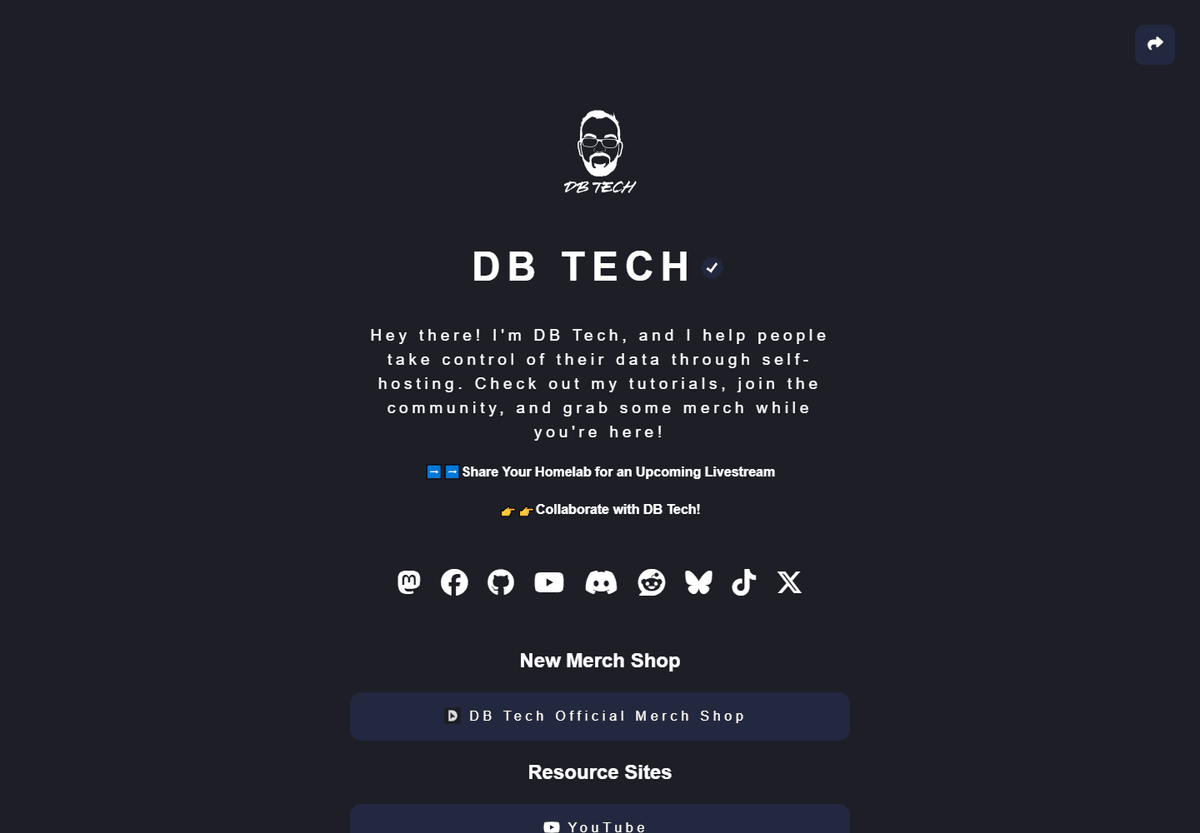 DB Tech Patreon collections page showing the four-part Ultimate Media Server series. DB Tech Patreon collections page showing the four-part Ultimate Media Server series.