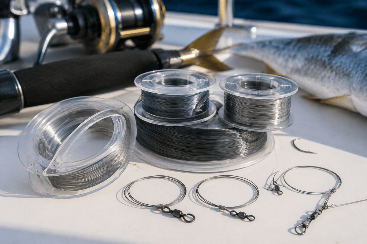 Nitinol fishing wire for superelastic saltwater leader applications Nitinol fishing wire for superelastic saltwater leader applications