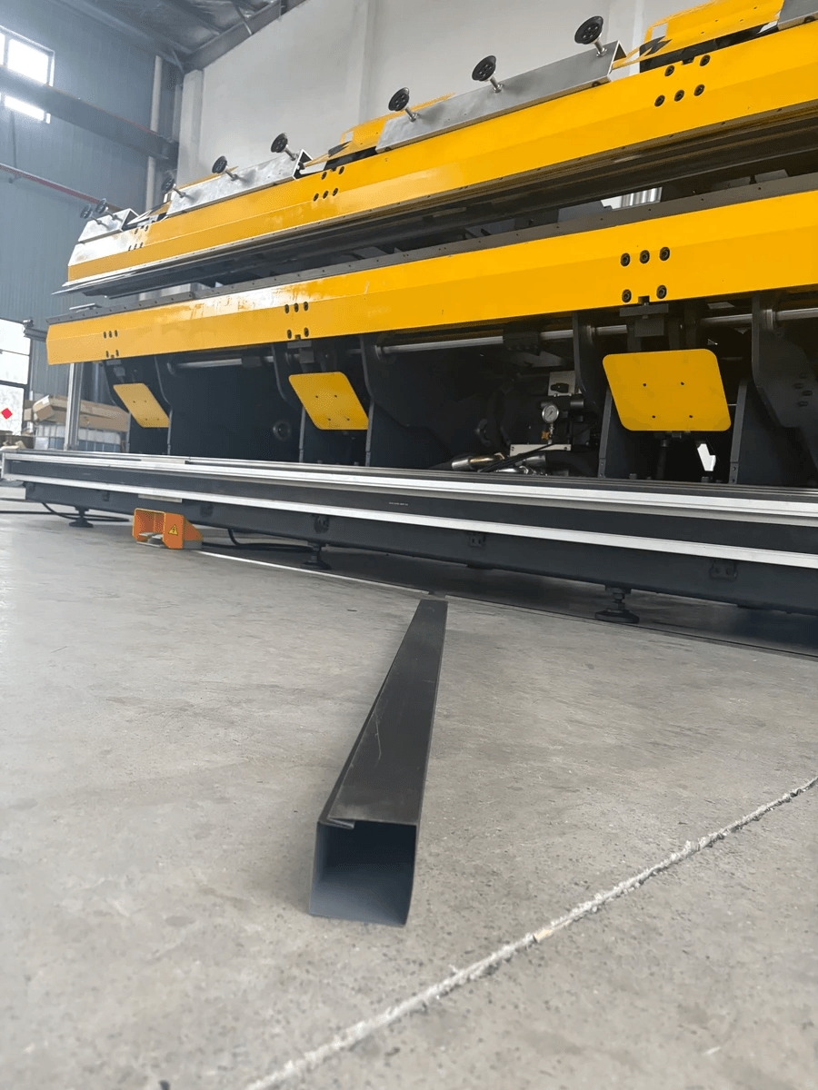 Operators compare an approved fascia sample Operators compare an approved fascia sample