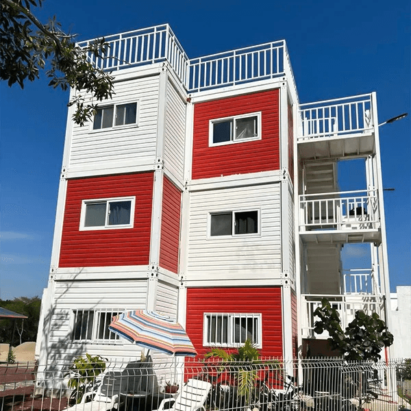 منزل حاوية مُجمّع بتصميم عصري وجميل منزل حاوية مُجمّع بتصميم عصري وجميل