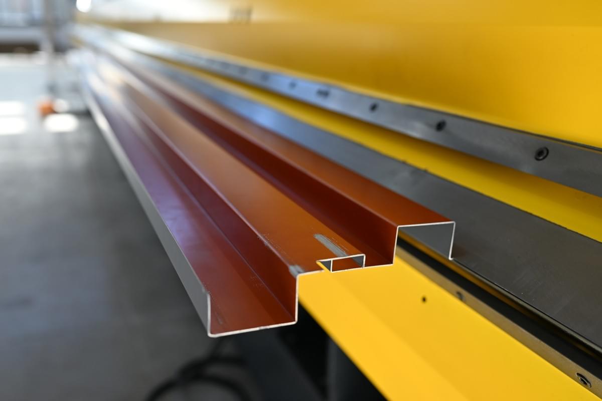 Repeated facade trim profiles ready for delivery Repeated facade trim profiles ready for delivery