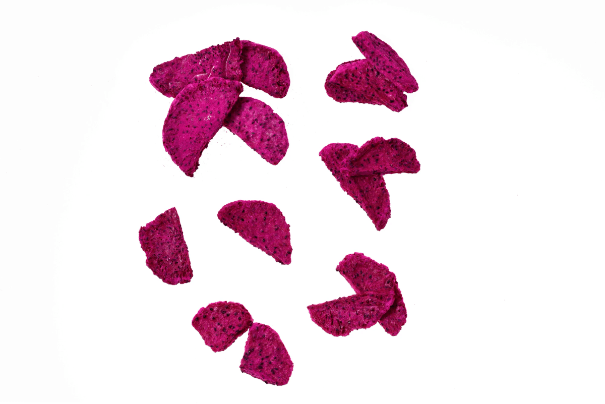 tasty freeze dried dragon fruit slices ready for snacking tasty freeze dried dragon fruit slices ready for snacking