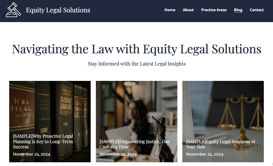 Effective blog SEO strategy with organized categories and clean URLs