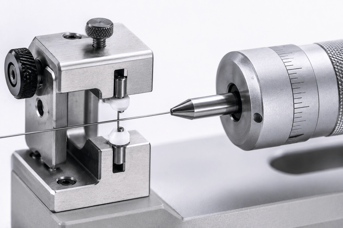 Nitinol wire diameter tolerance inspection for medical components Nitinol wire diameter tolerance inspection for medical components