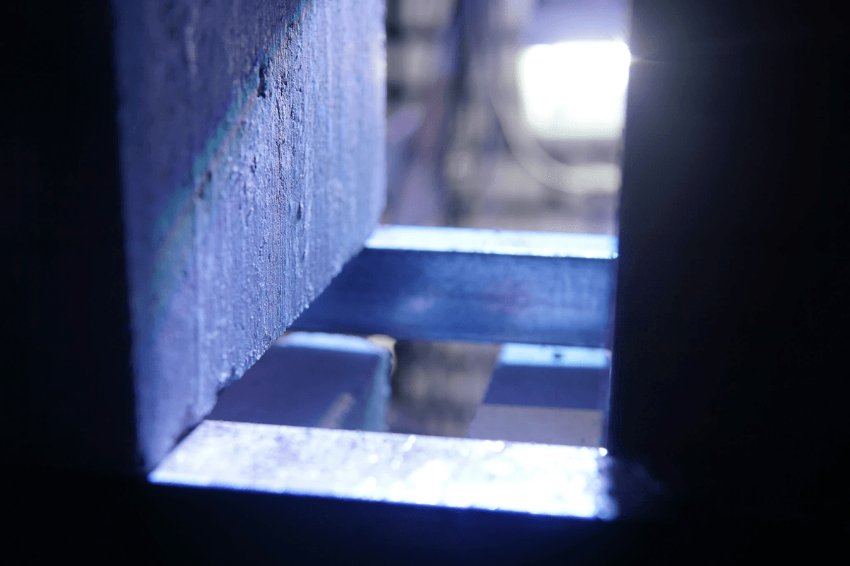 Welding Procedure Qualification Record during tension test inspection Welding Procedure Qualification Record during tension test inspection