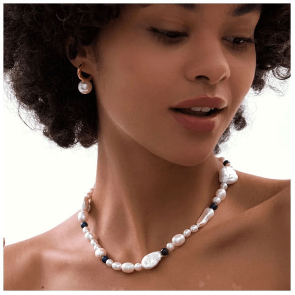 Beautiful selection of handcrafted station pearl necklaces at DEDEJILL Beautiful selection of handcrafted station pearl necklaces at DEDEJILL