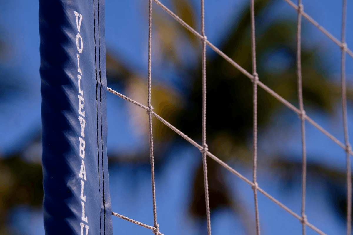Volleyball Net Inspection with precise weight and measurement checks Volleyball Net Inspection with precise weight and measurement checks