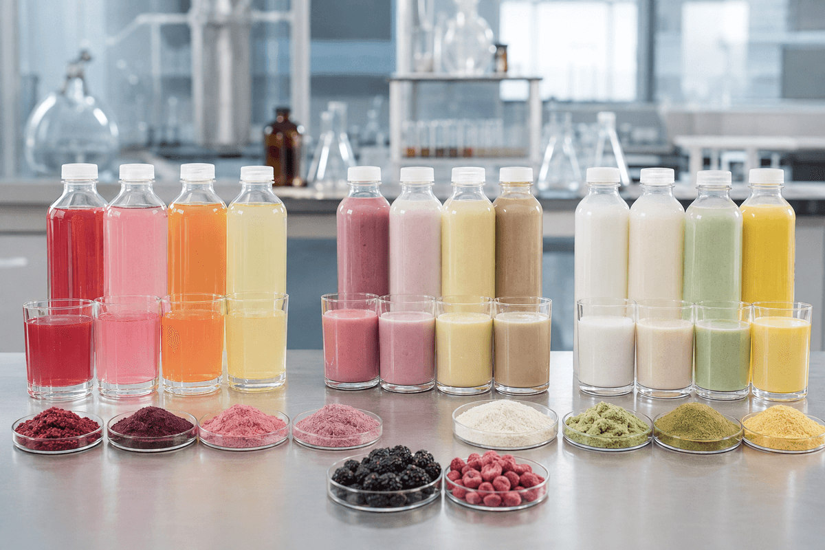 natural fruit color ingredients tested in clear protein and plant-based beverages natural fruit color ingredients tested in clear protein and plant-based beverages