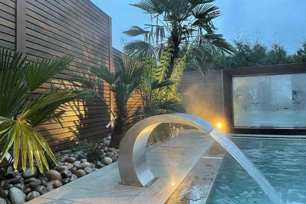 Various styles of composite screening enhancing outdoor spaces Various styles of composite screening enhancing outdoor spaces