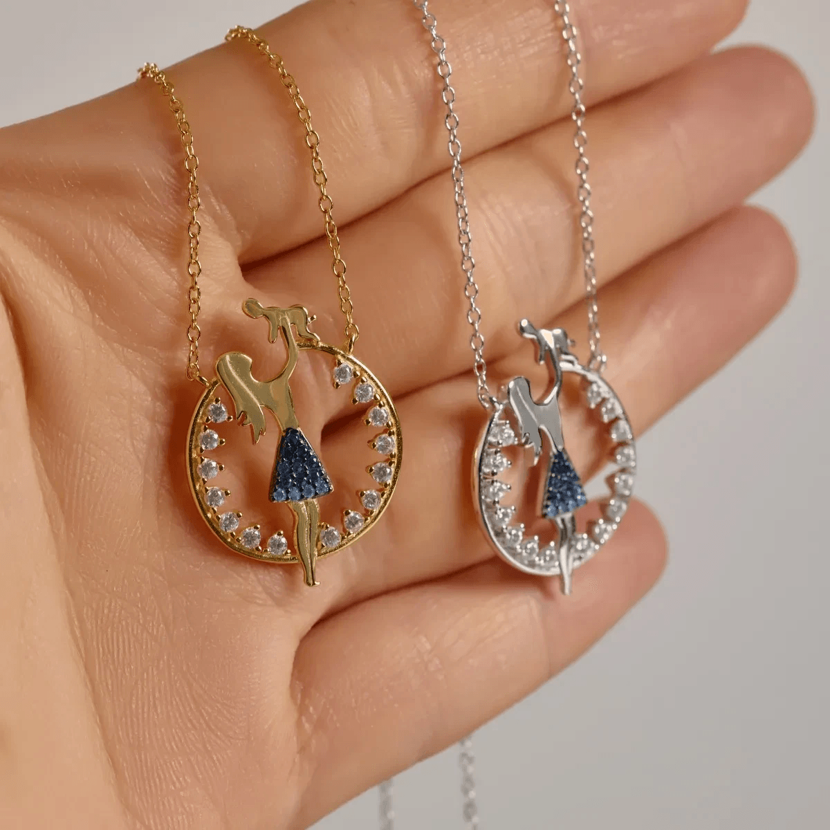 beautiful mother daughter matching necklaces shining together beautiful mother daughter matching necklaces shining together