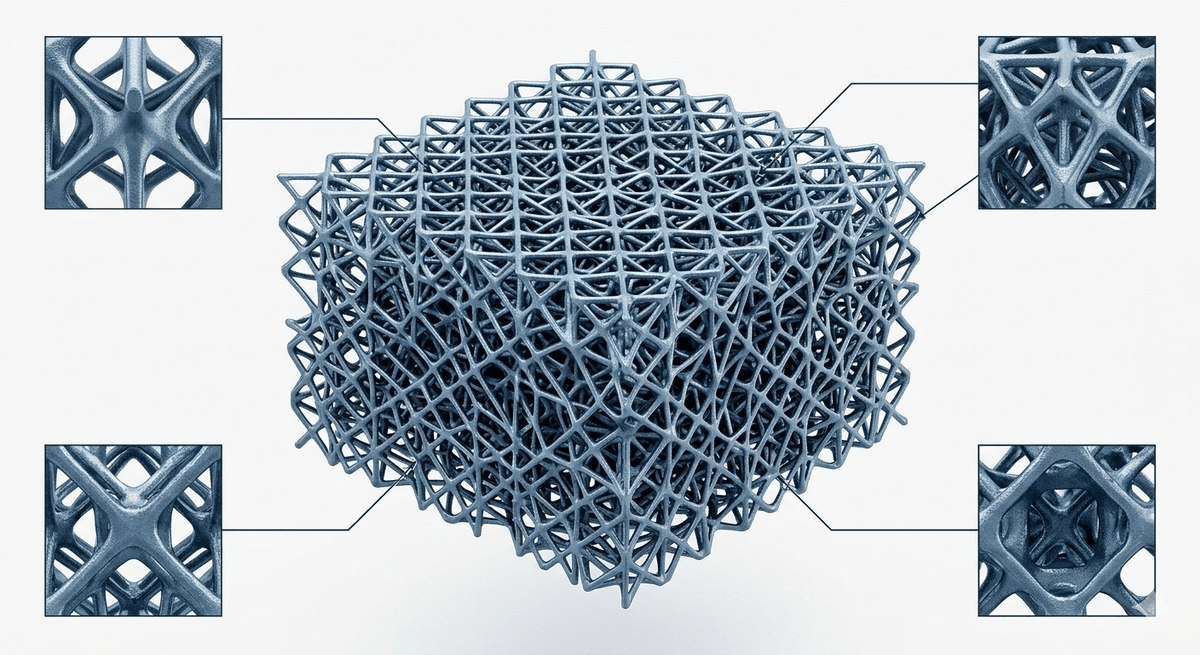 Nitinol 3D printing lattice concept for medical device development Nitinol 3D printing lattice concept for medical device development