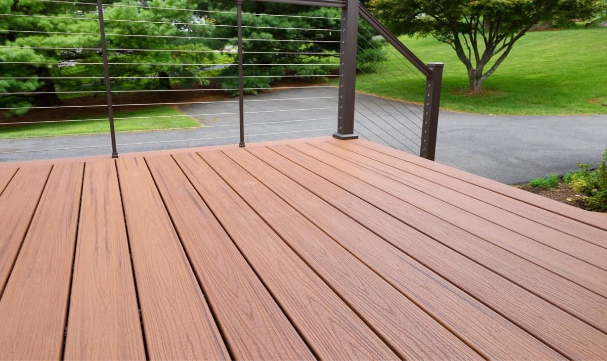 wpc decking showcasing eco-friendly features in an attractive outdoor space wpc decking showcasing eco-friendly features in an attractive outdoor space
