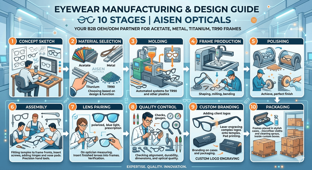 sunglasses manufacturing trends showcased in stylish display sunglasses manufacturing trends showcased in stylish display
