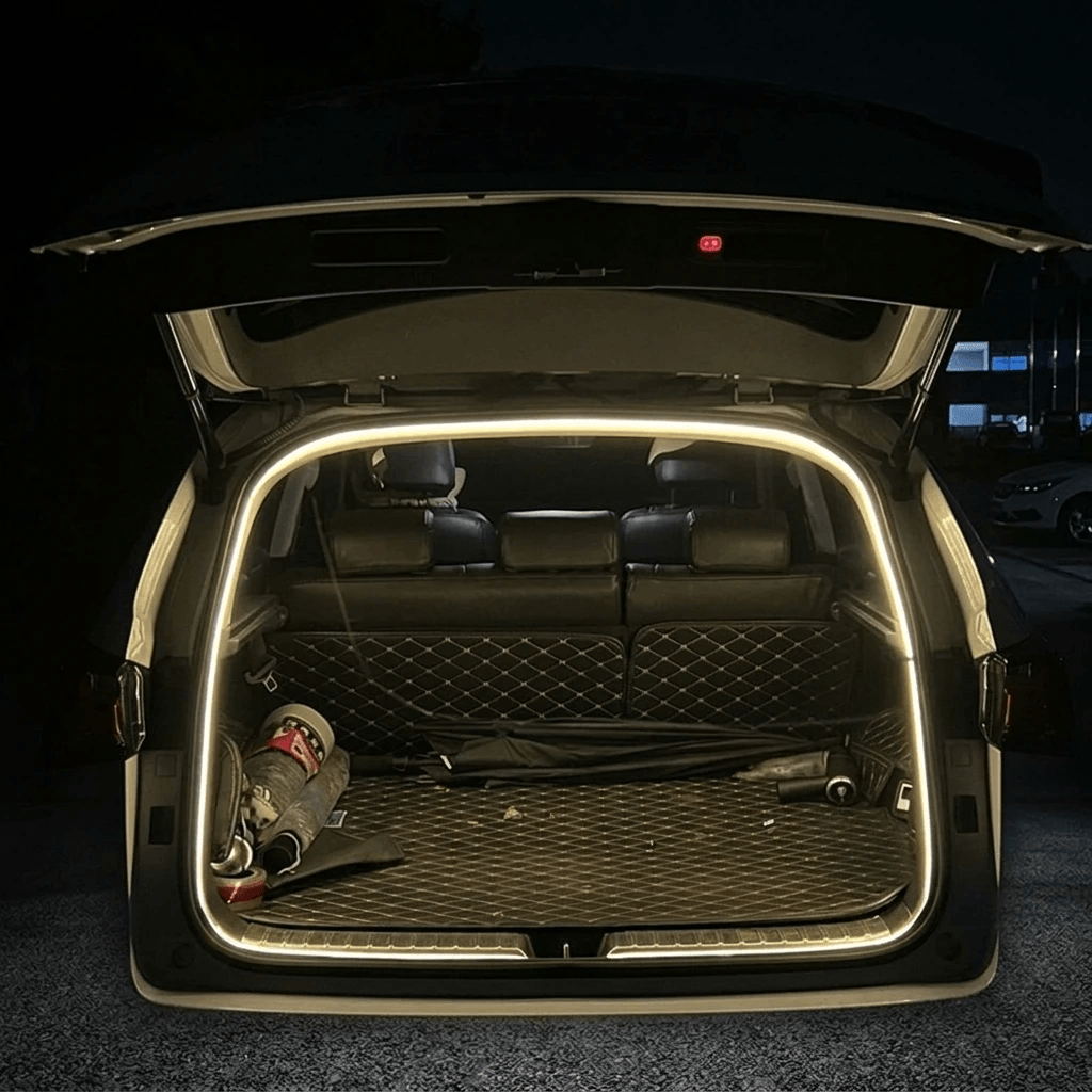 Pin type trunk LED ambient light strip detail Pin type trunk LED ambient light strip detail