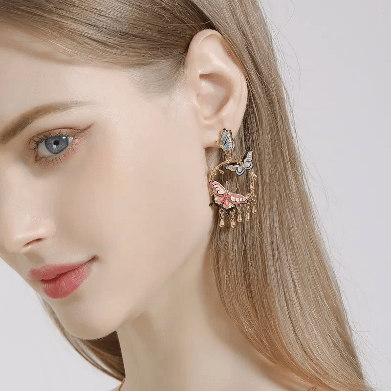 Stunning collection of unique butterfly earrings Stunning collection of unique butterfly earrings