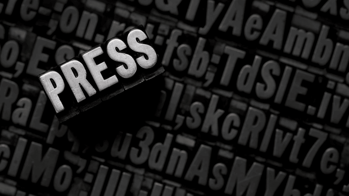 press page structure showcasing organized features and downloadable assets