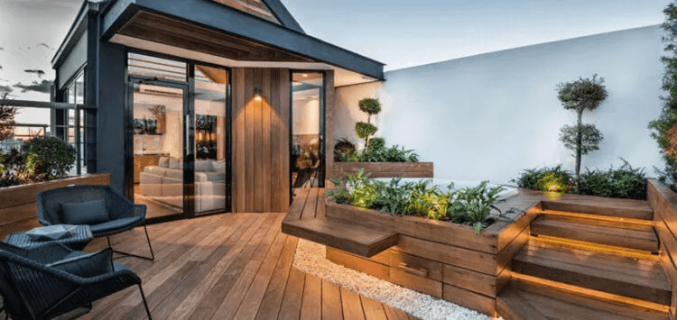 Wood Rooftop Decks showcasing various wooden materials Wood Rooftop Decks showcasing various wooden materials
