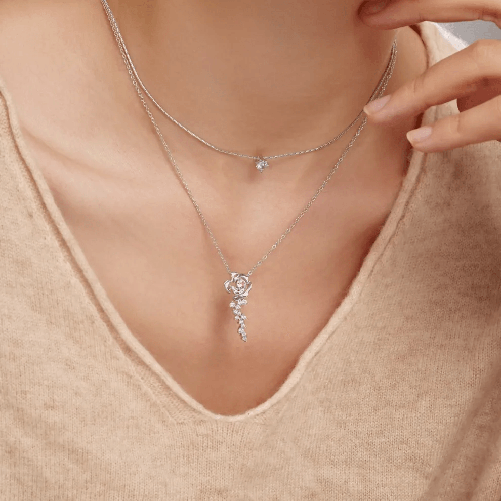 Stunning Rose Gold Bridal Jewelry Set Stunning Rose Gold Bridal Jewelry Set