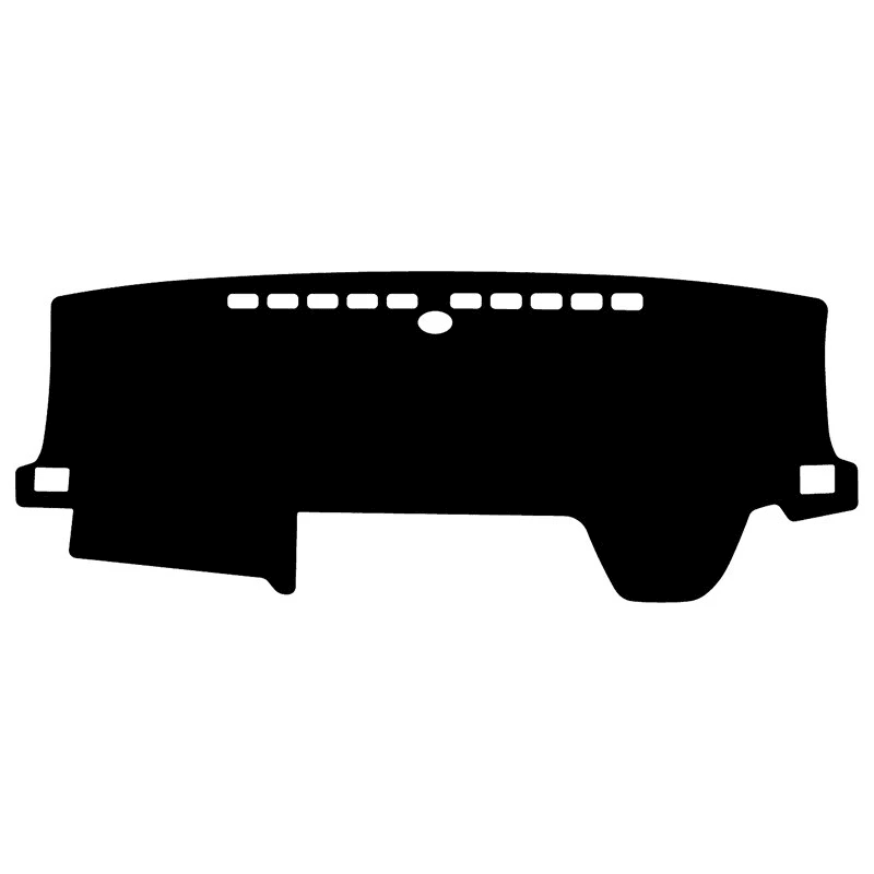 Dashboard mat fit detail around windshield edge and vents Dashboard mat fit detail around windshield edge and vents