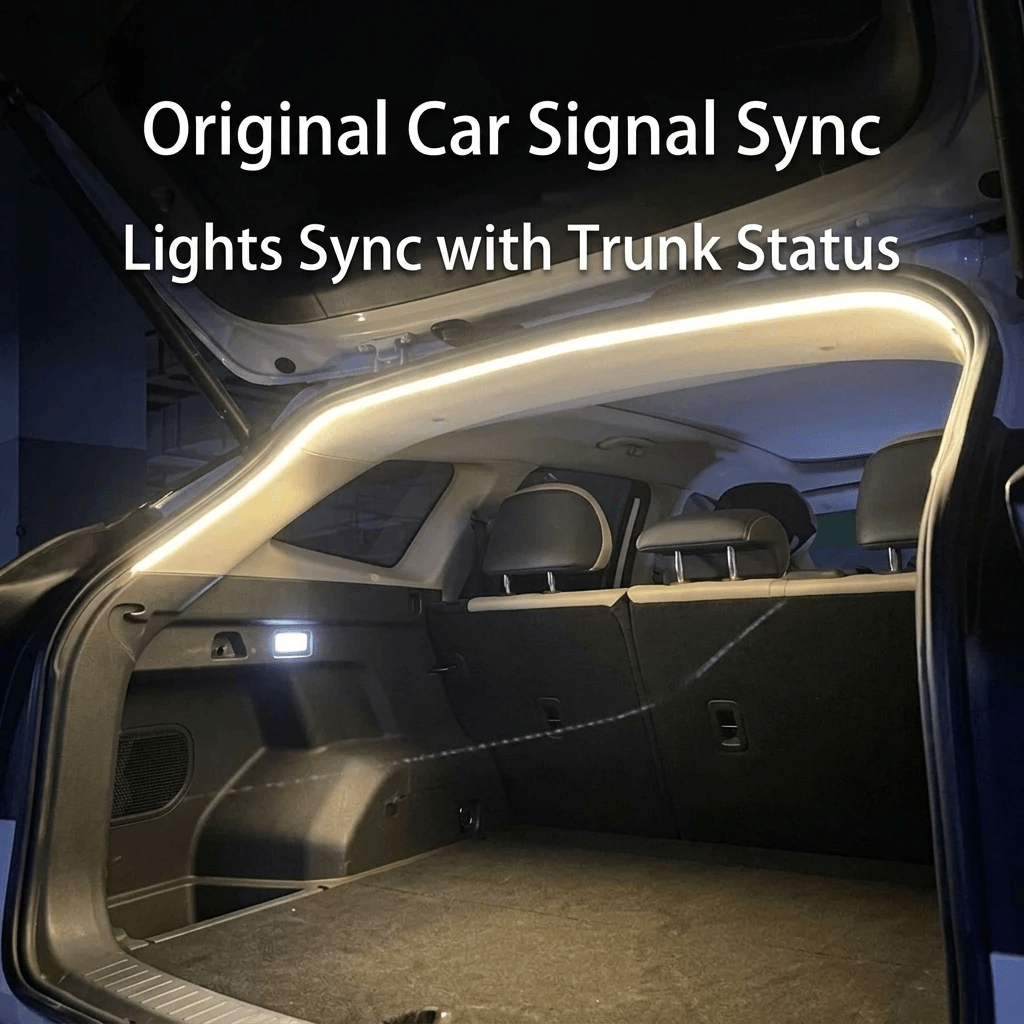 Pin type trunk LED ambient light strip detail Pin type trunk LED ambient light strip detail