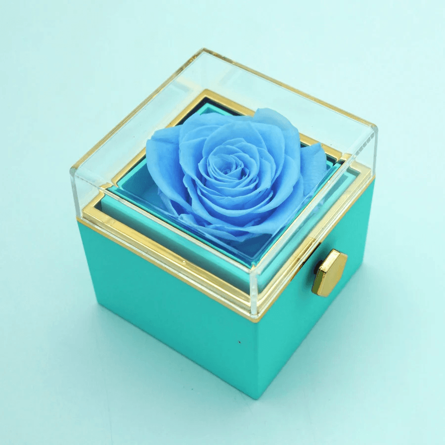 Stunning arrangement of long lasting flowers showcasing eternal roses. Stunning arrangement of long lasting flowers showcasing eternal roses.