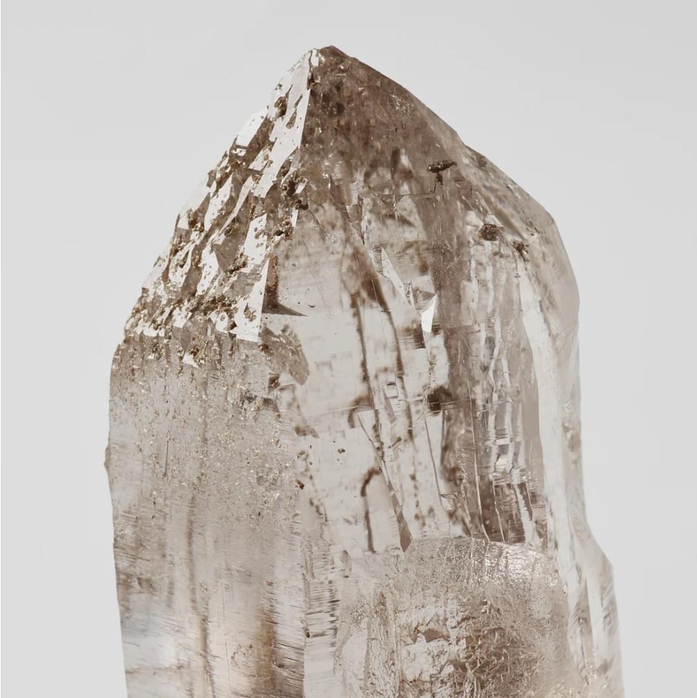 Beautiful display of double terminated crystal highlighting its unique features Beautiful display of double terminated crystal highlighting its unique features