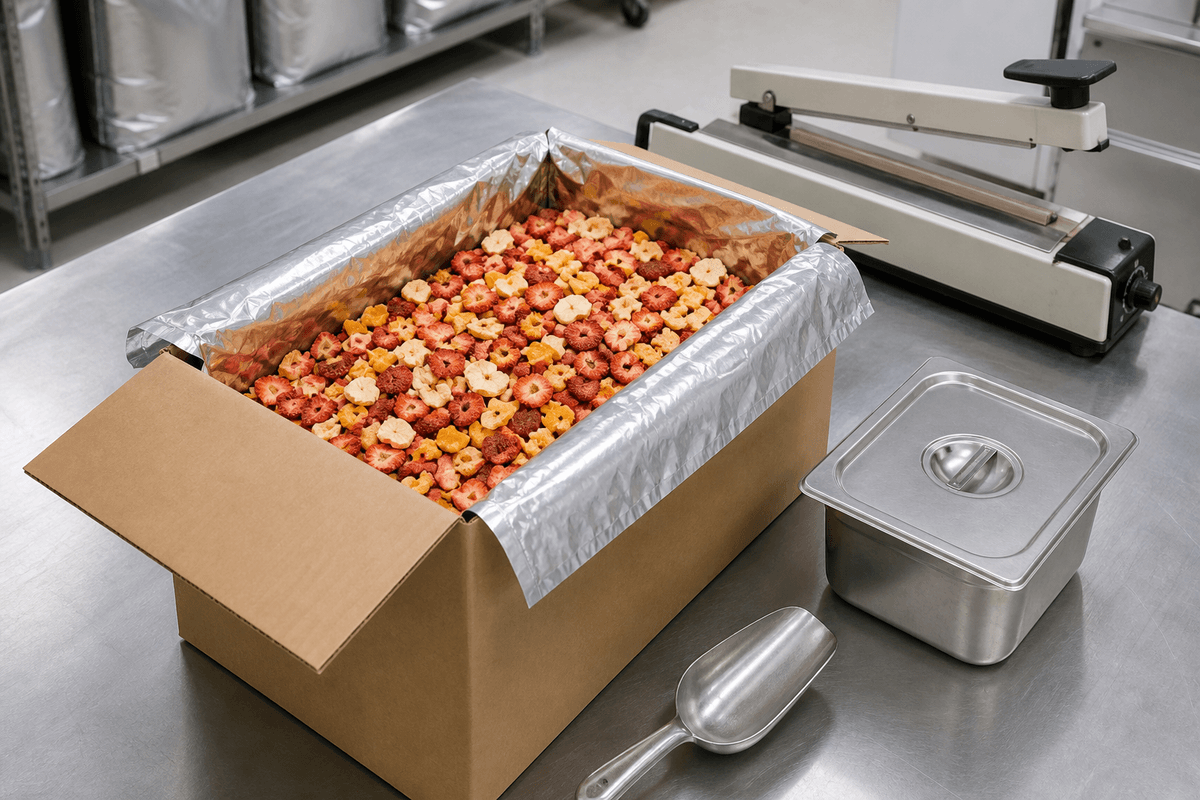 freeze-dried fruit formats requiring protected storage after opening freeze-dried fruit formats requiring protected storage after opening