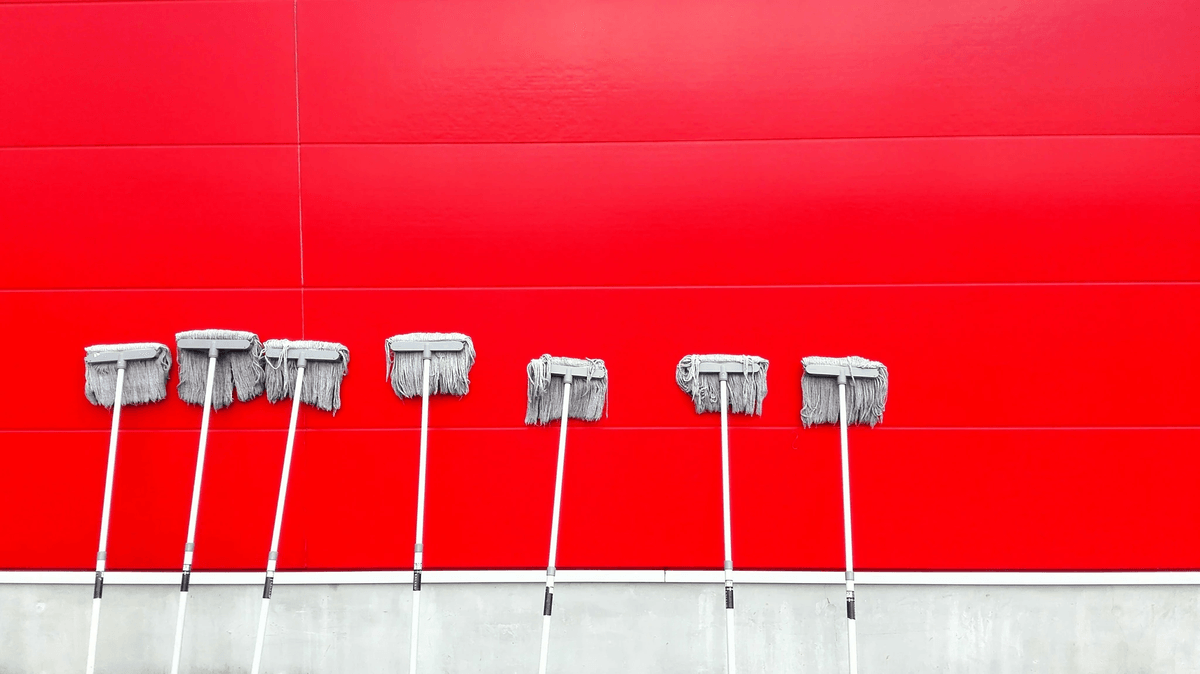 Mop Inspection: Different types of mops showcased for quality assessment Mop Inspection: Different types of mops showcased for quality assessment