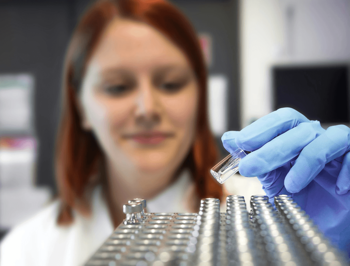 Positive Material Identification Test sampling process in action Positive Material Identification Test sampling process in action