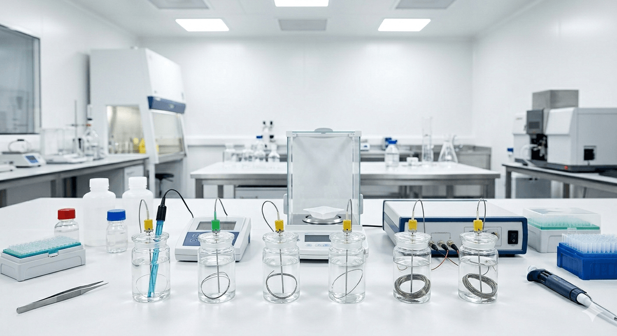 Nitinol corrosion and nickel release testing setup Nitinol corrosion and nickel release testing setup