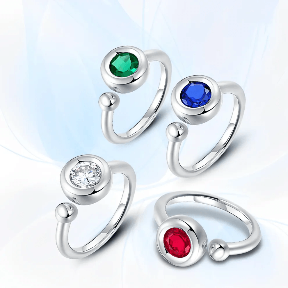 Stunning dark green moissanite ring in rose gold setting Stunning dark green moissanite ring in rose gold setting