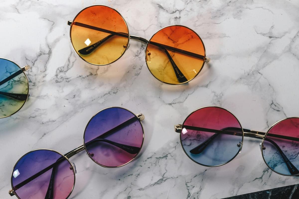 Stylish thin metal frame glasses showcasing modern design Stylish thin metal frame glasses showcasing modern design
