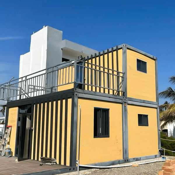 تصميم منزل حاوية مُجمّع حديث وجذاب تصميم منزل حاوية مُجمّع حديث وجذاب